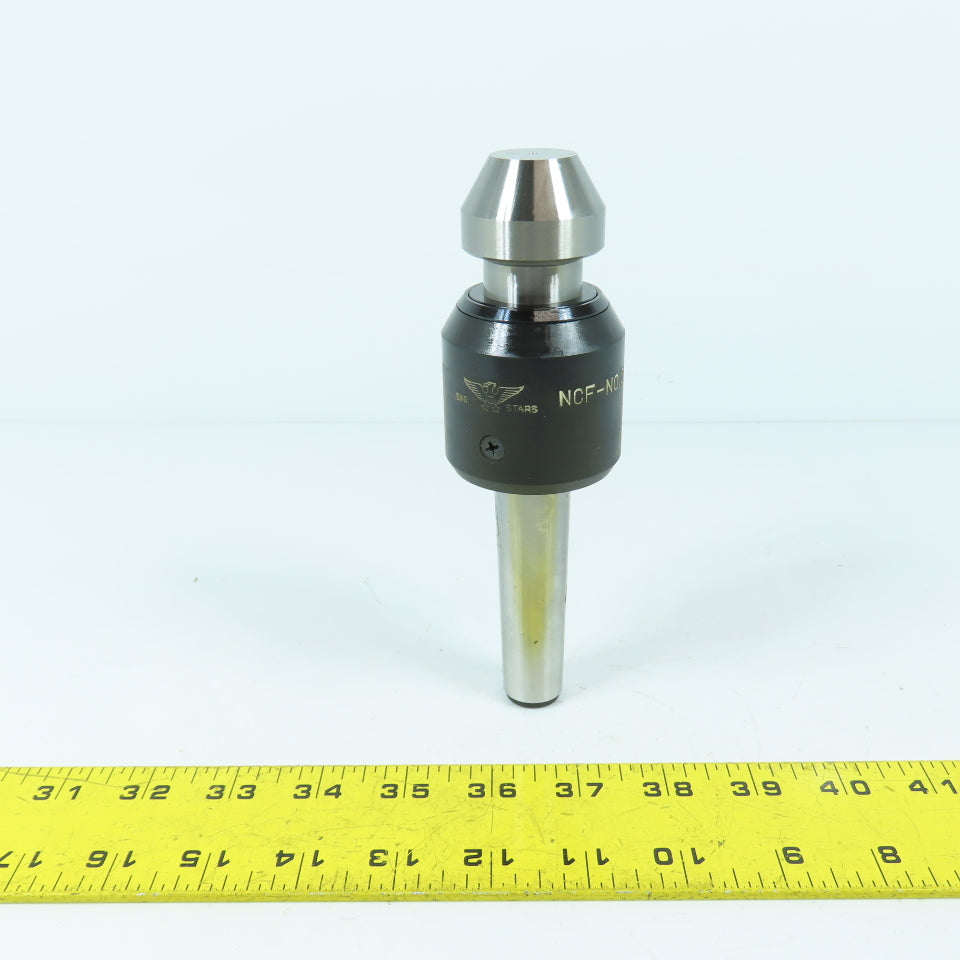Eagle Stars NCF-No.3 Bull Nose Live Center Morse Taper MT3 40mm OD 7" OAL