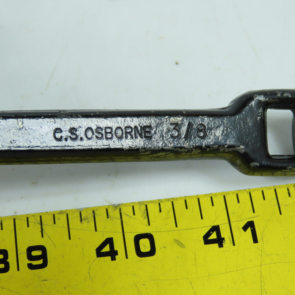 CS Osborne (1) 3/8" & (3) 3/4" Arch Leather Round Hole Punches Lot Of 4