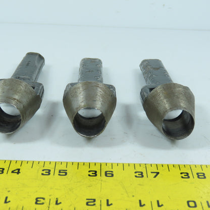CS Osborne (1) 3/8" & (3) 3/4" Arch Leather Round Hole Punches Lot Of 4