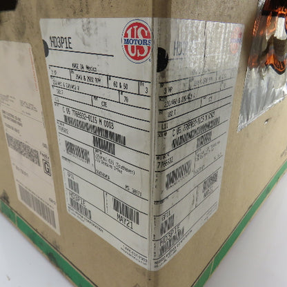 US Nidec HD3P1E GF01 3HP AC Electric Motor 3540RPM 230/460V 182T Frame Tested