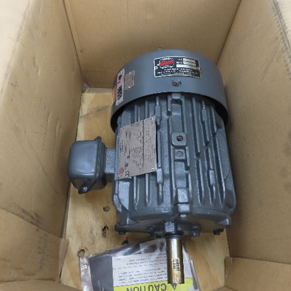 US Nidec HD3P1E GF01 3HP AC Electric Motor 3540RPM 230/460V 182T Frame Tested