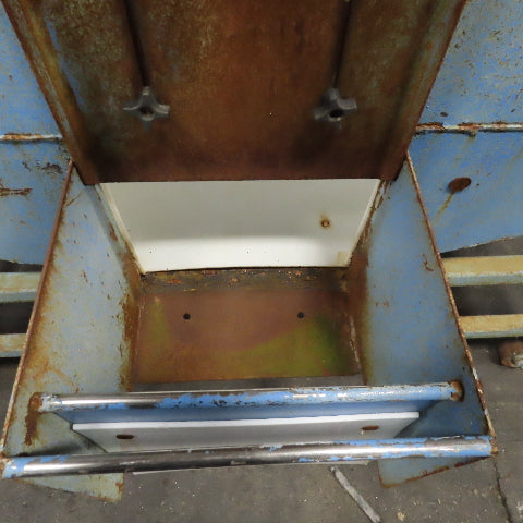 60" x 42" x 29" Deep Rolling Bulk Dry Material Storage Feed Hopper