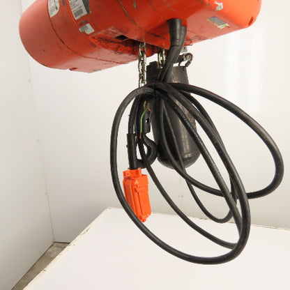 CM Lodestar Model L 1 Ton 2000 LB Electric Chain Hoist 15' Lift 16FPM 230/460V