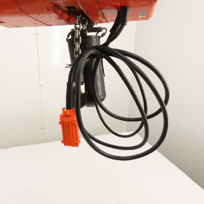 CM Lodestar Model L 1 Ton 2000 LB Electric Chain Hoist 15' Lift 16FPM 230/460V