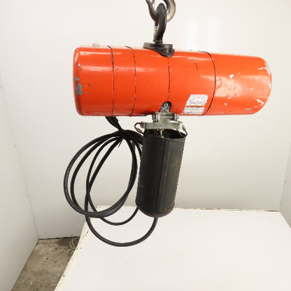 CM Lodestar Model L 1 Ton 2000 LB Electric Chain Hoist 15' Lift 16FPM 230/460V