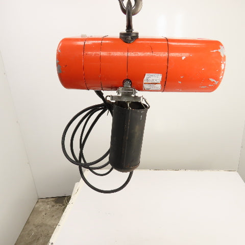 CM Lodestar Model L 1 Ton 2000 LB Electric Chain Hoist 15' Lift 16FPM 230/460V