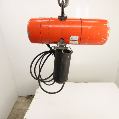 CM Lodestar Model L 1 Ton 2000 LB Electric Chain Hoist 15' Lift 16FPM 230/460V
