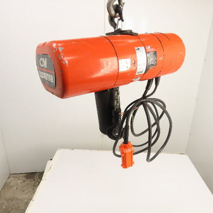 CM Lodestar Model L 1 Ton 2000 LB Electric Chain Hoist 15' Lift 16FPM 230/460V