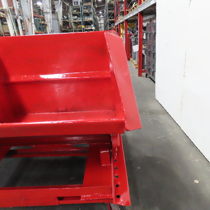 Jesco 211751 2 Cu/Yd 2000# Self Dumping Trash Scrap Recycling Hopper On Casters