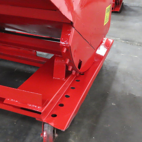Jesco 211751 2 Cu/Yd 2000# Self Dumping Trash Scrap Recycling Hopper On Casters