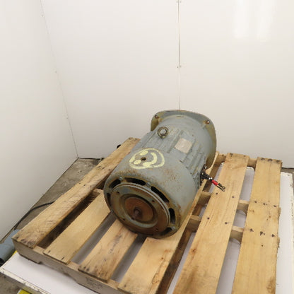 General Electric 15/7.5HP Dual Speed Electric Motor 440V 3PH 1800/900RPM 286 Fr