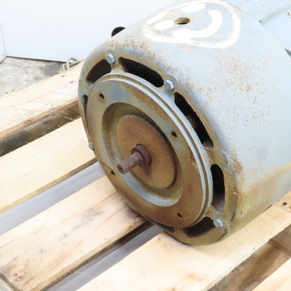 General Electric 15/7.5HP Dual Speed Electric Motor 440V 3PH 1800/900RPM 286 Fr