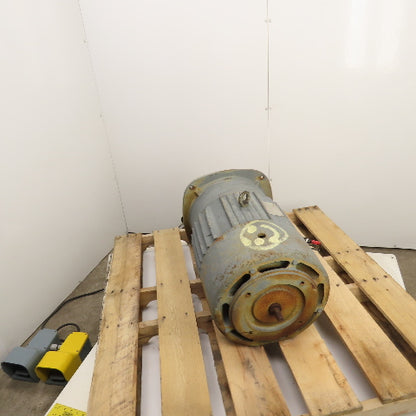 General Electric 15/7.5HP Dual Speed Electric Motor 440V 3PH 1800/900RPM 286 Fr
