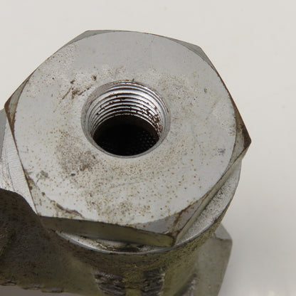 1" Socket Weld Y Strainer R-C&P Cl 800 1/2" NPT