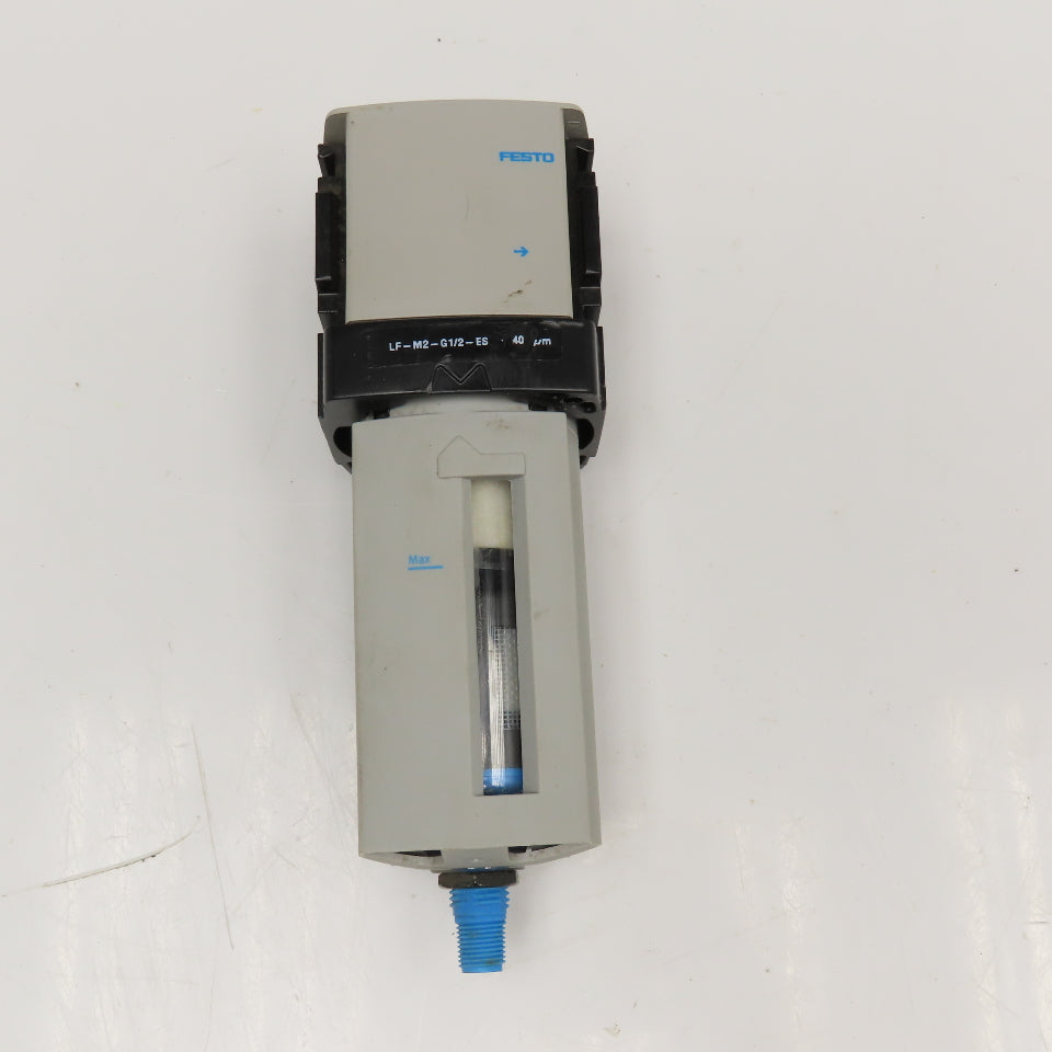 Festo LF-M2-G1/2-ES G1/2 Compressed Air Line Filter Assembly