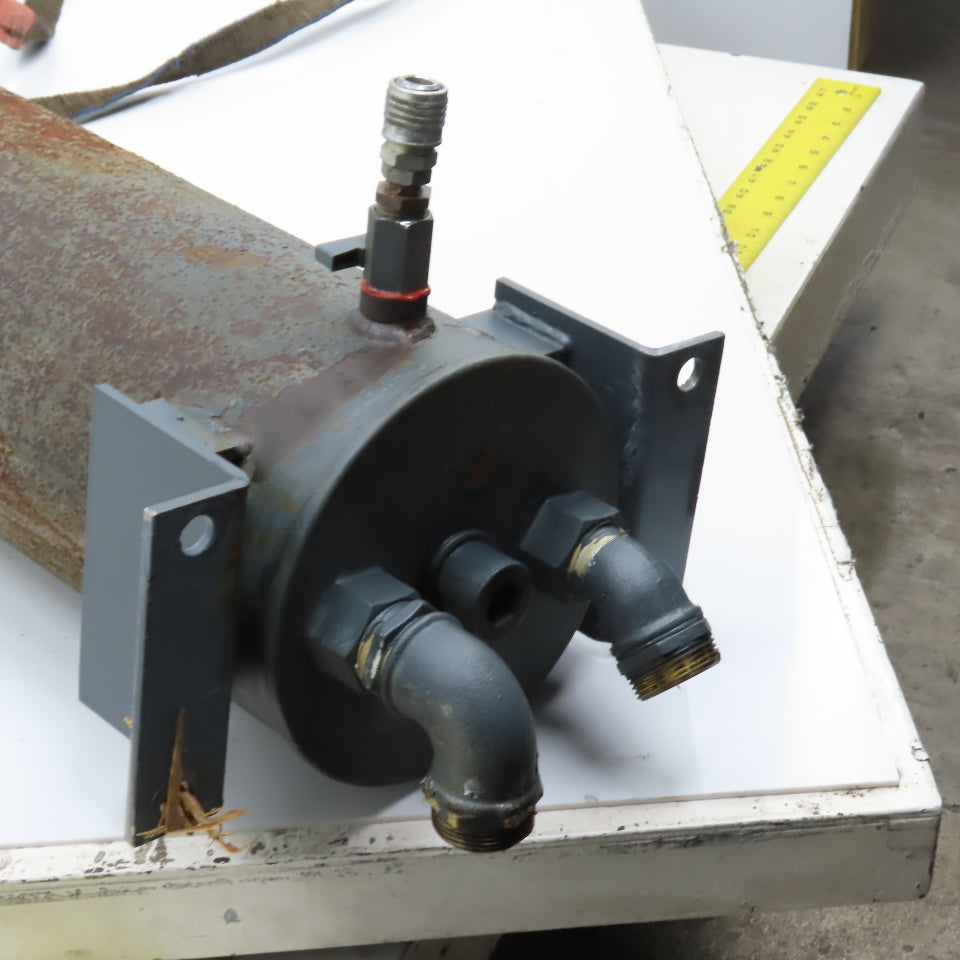 Kaeser DS 200 150HP Rotary Screw Air Compressor Oil Cooler Exchanger Assembly