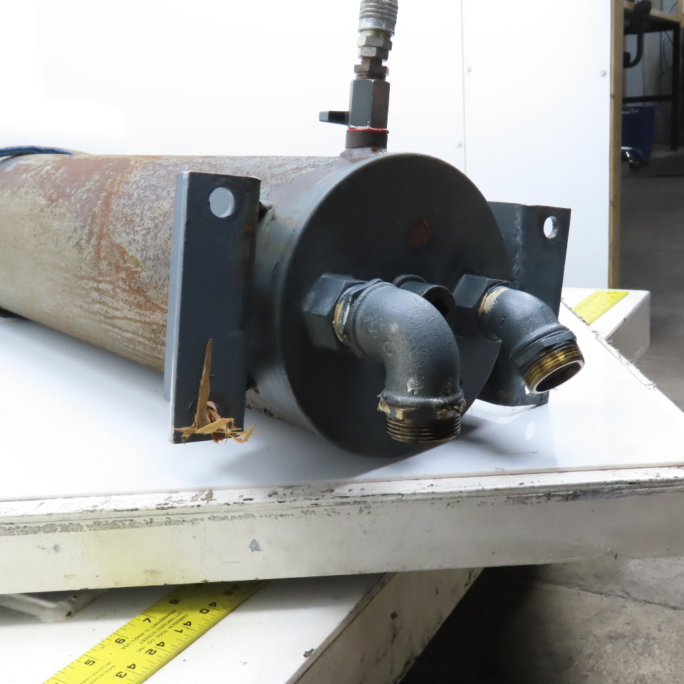 Kaeser DS 200 150HP Rotary Screw Air Compressor Oil Cooler Exchanger Assembly