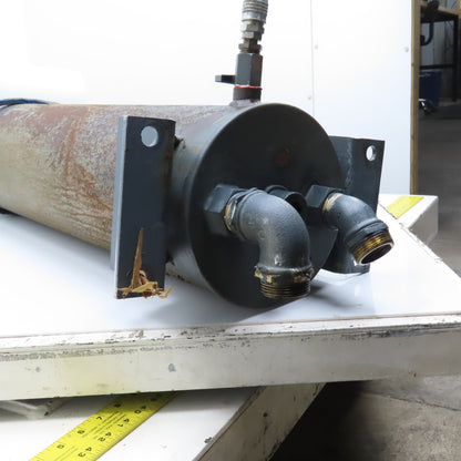 Kaeser DS 200 150HP Rotary Screw Air Compressor Oil Cooler Exchanger Assembly