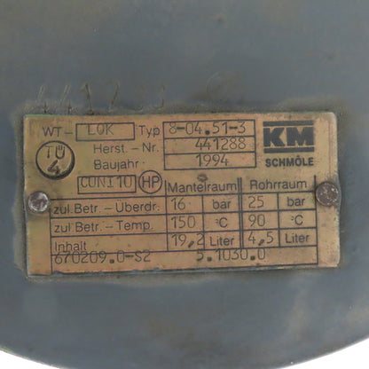 Kaeser DS 200 150HP Air Compressor Tube Heat Exchanger Assembly 16 / 25 Bar