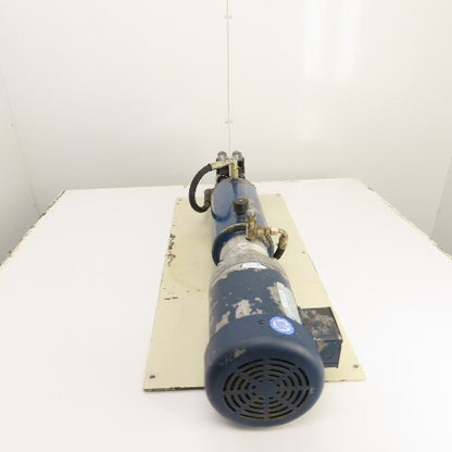 Plate Mounted 2HP 1.4 Gallon Hydraulic Power Unit 230/460V 2 Valves & Manifold