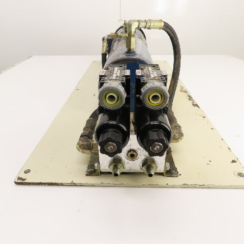 Plate Mounted 2HP 1.4 Gallon Hydraulic Power Unit 230/460V 2 Valves & Manifold