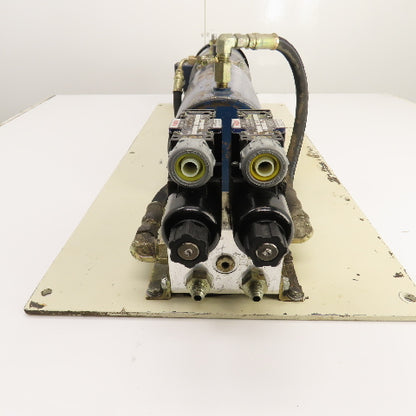 Plate Mounted 2HP 1.4 Gallon Hydraulic Power Unit 230/460V 2 Valves & Manifold