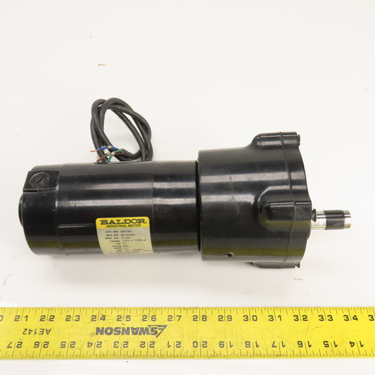 Baldor GPP7460 50:1 Ratio Parallel 90VDC Gear Motor 1/4HP 50RPM 3/4"Shaft Tested