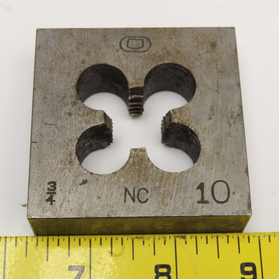 3/4-10 NC Square Threading Die USA 2-1/2"