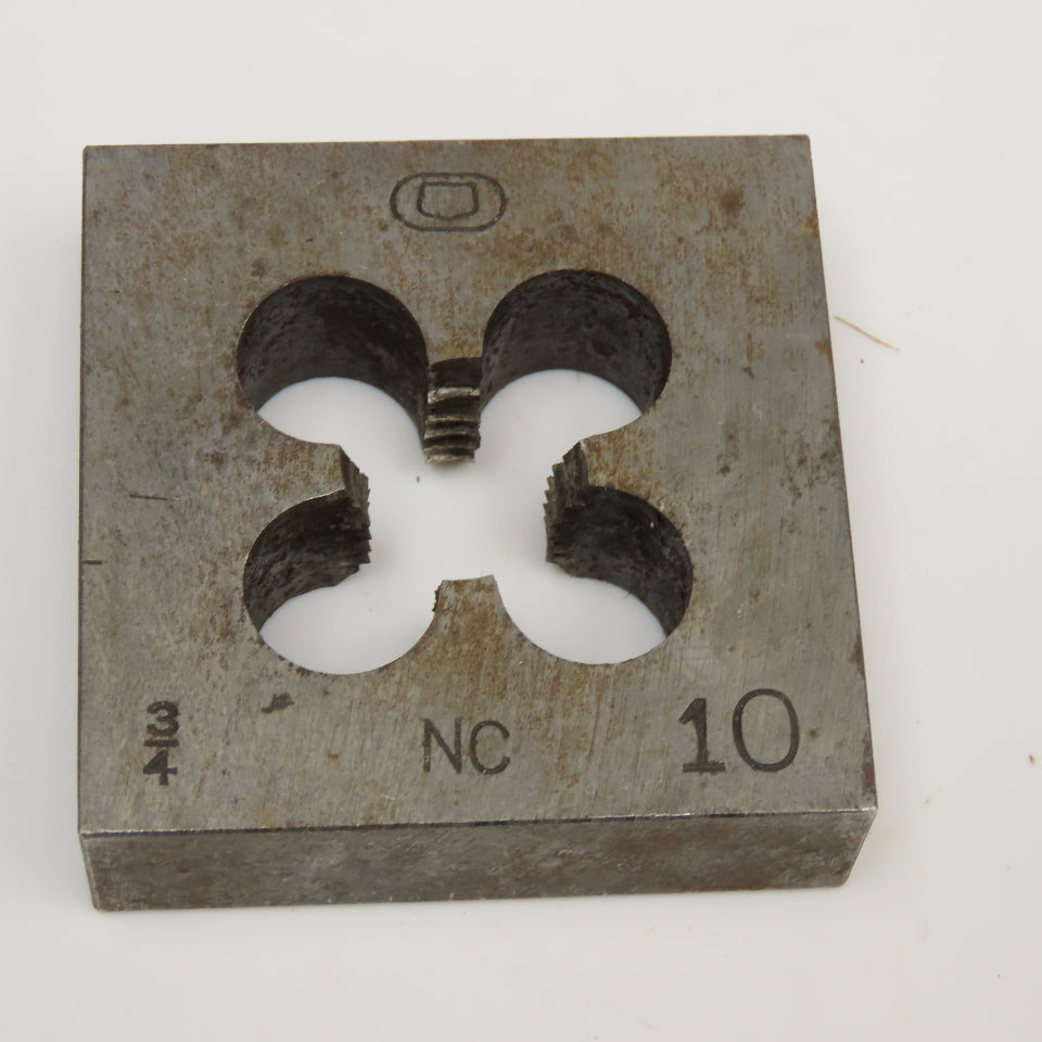 3/4-10 NC Square Threading Die USA 2-1/2"