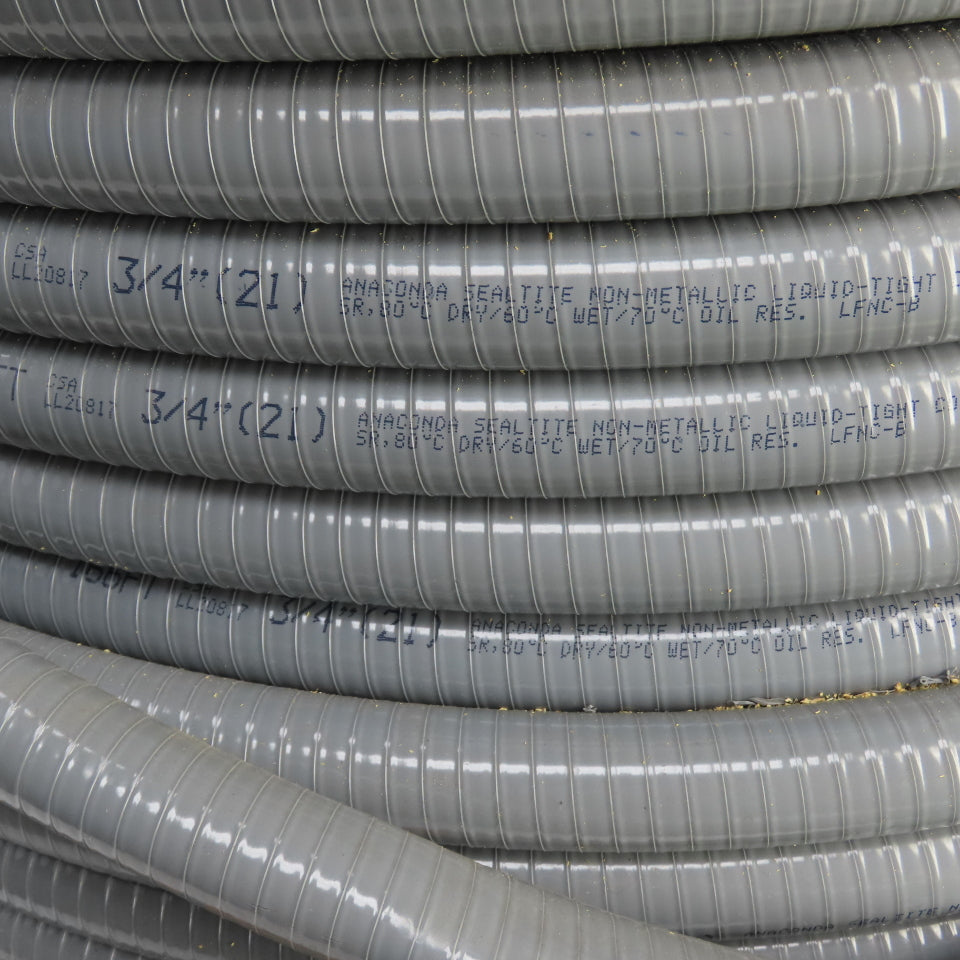Anaconda 3/4" x 400' Long Sealtite Non-Metallic Flexible Liquid-Tight Conduit