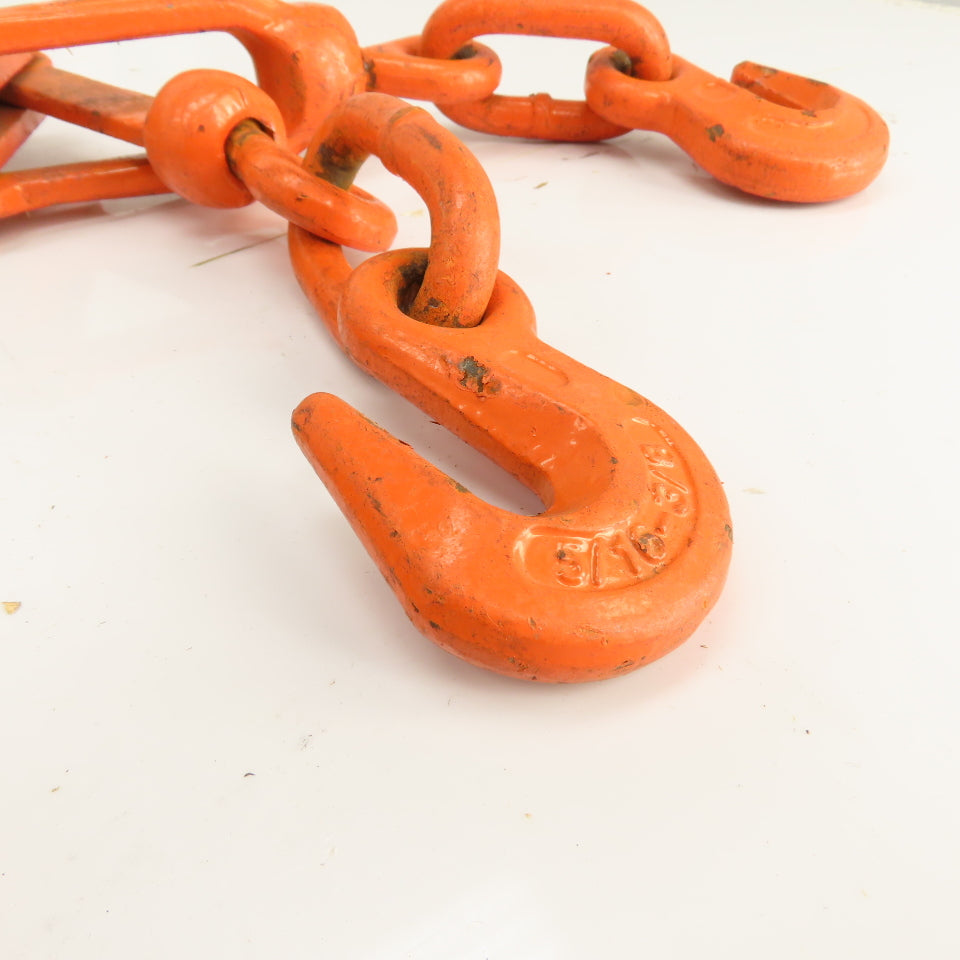 5/16"-3/8" WLL 5400 lbs Lever Type Load Chain Snap Binder MBS 19000 lbs Lot Of 2