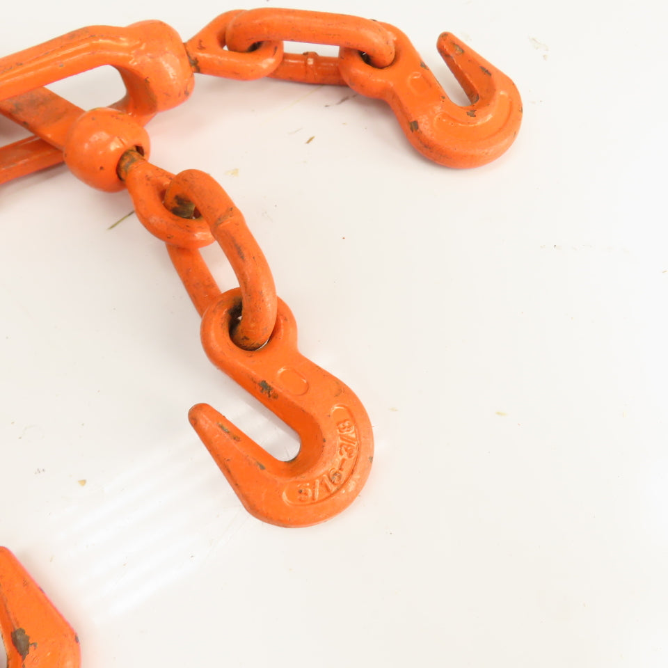 5/16"-3/8" WLL 5400 lbs Lever Type Load Chain Snap Binder MBS 19000 lbs Lot Of 2