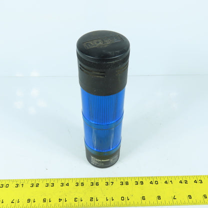 Eaton Cutler Hammer E26BFV2 SerA2 Blue Flashing Warning Stacklight 24V AC/DC