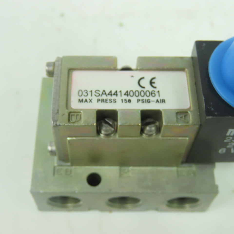 Numatics 031SA4414000061 Solenoid Valve 150PSIG 24VDC