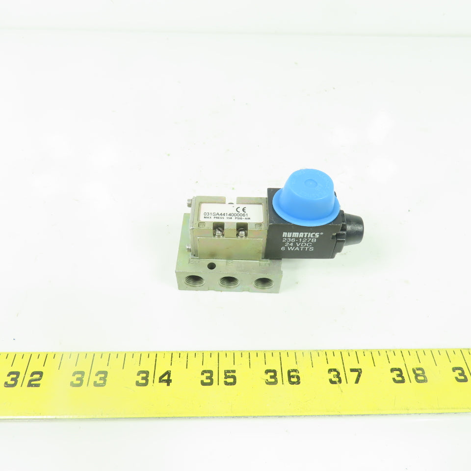 Numatics 031SA4414000061 Solenoid Valve 150PSIG 24VDC