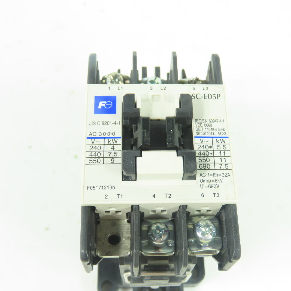 Fuji SC-E05P Contactor 32A 100-120V Coil
