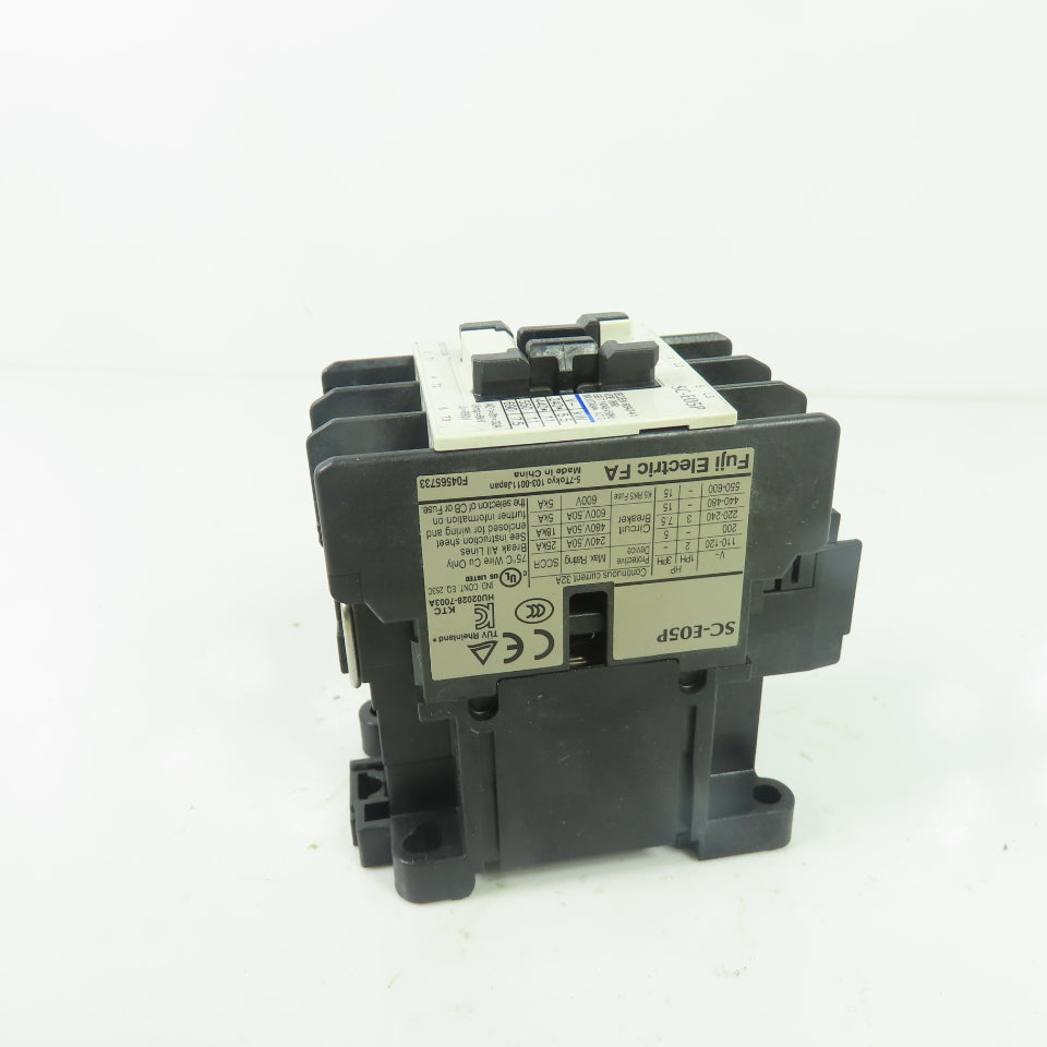 Fuji SC-E05P Contactor 32A 100-120V Coil