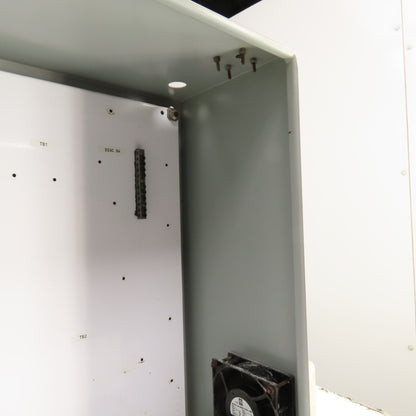 24" x 24" x 10" Steel Electrical Enclosure W/ Hinged Door & Backplate