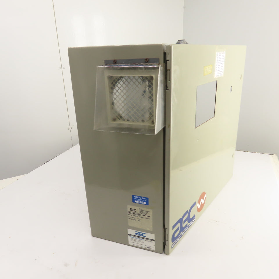 24" x 24" x 10" Steel Electrical Enclosure W/ Hinged Door & Backplate