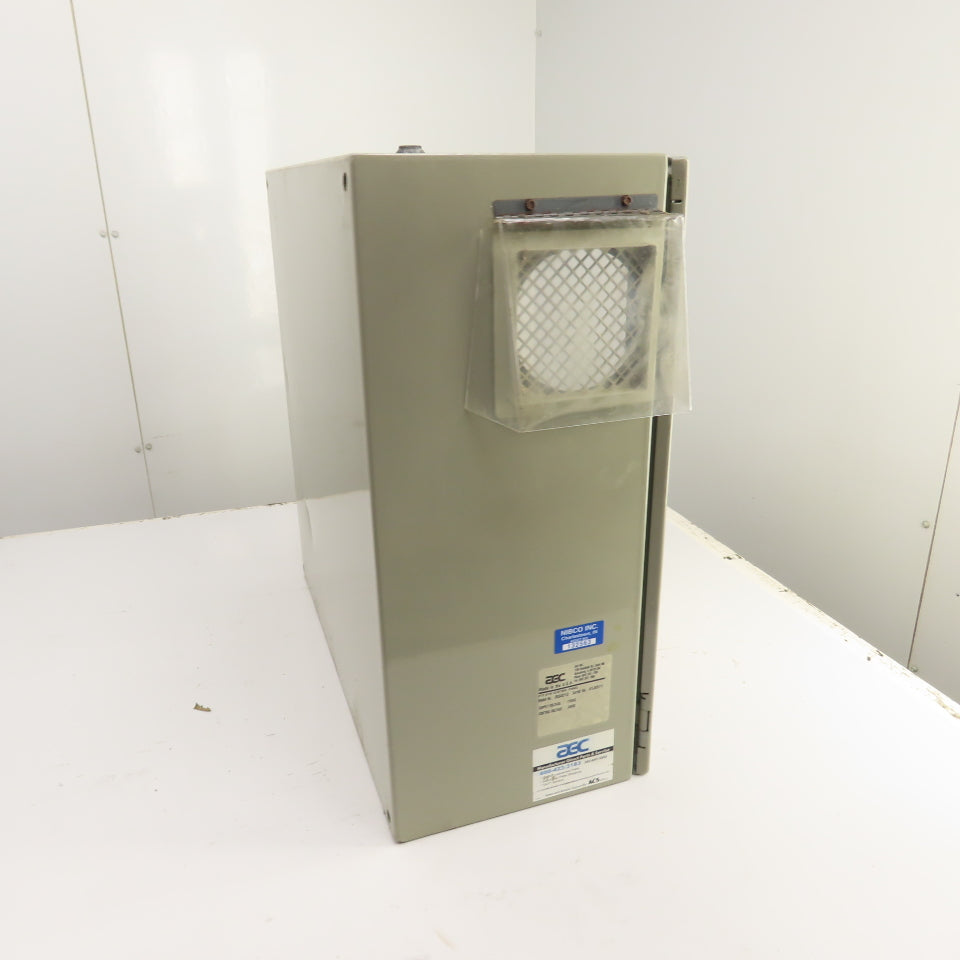 24" x 24" x 10" Steel Electrical Enclosure W/ Hinged Door & Backplate