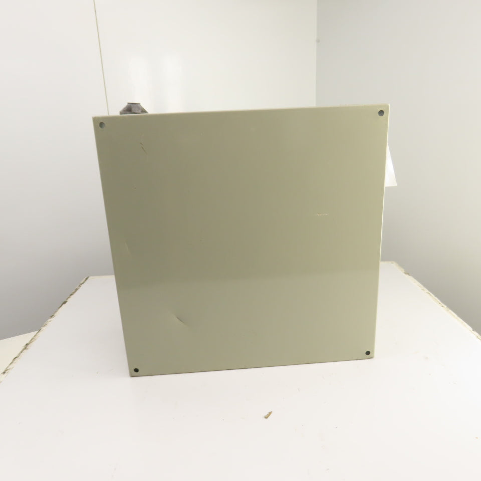 24" x 24" x 10" Steel Electrical Enclosure W/ Hinged Door & Backplate