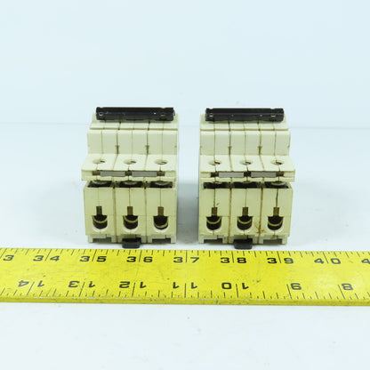 ABB S273 K 63A 3-Pole Rail Mount Circuit Breaker 240VAC Lot Of 2