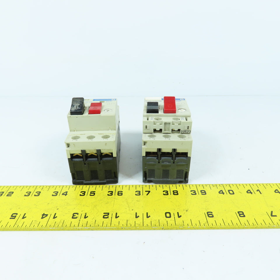 Telemecanique GV2-M06 1-1.6A Motor Circuit Breaker Protector 1HP Max 690V Lot/2