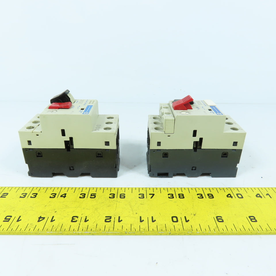 Telemecanique GV2-M06 1-1.6A Motor Circuit Breaker Protector 1HP Max 690V Lot/2