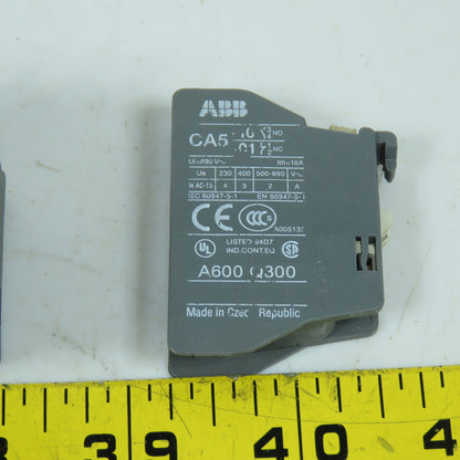 ABB CA5-01 NC Auxiliary Contact Block Lot Of 7