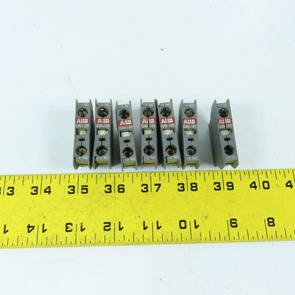 ABB CA5-01 NC Auxiliary Contact Block Lot Of 7