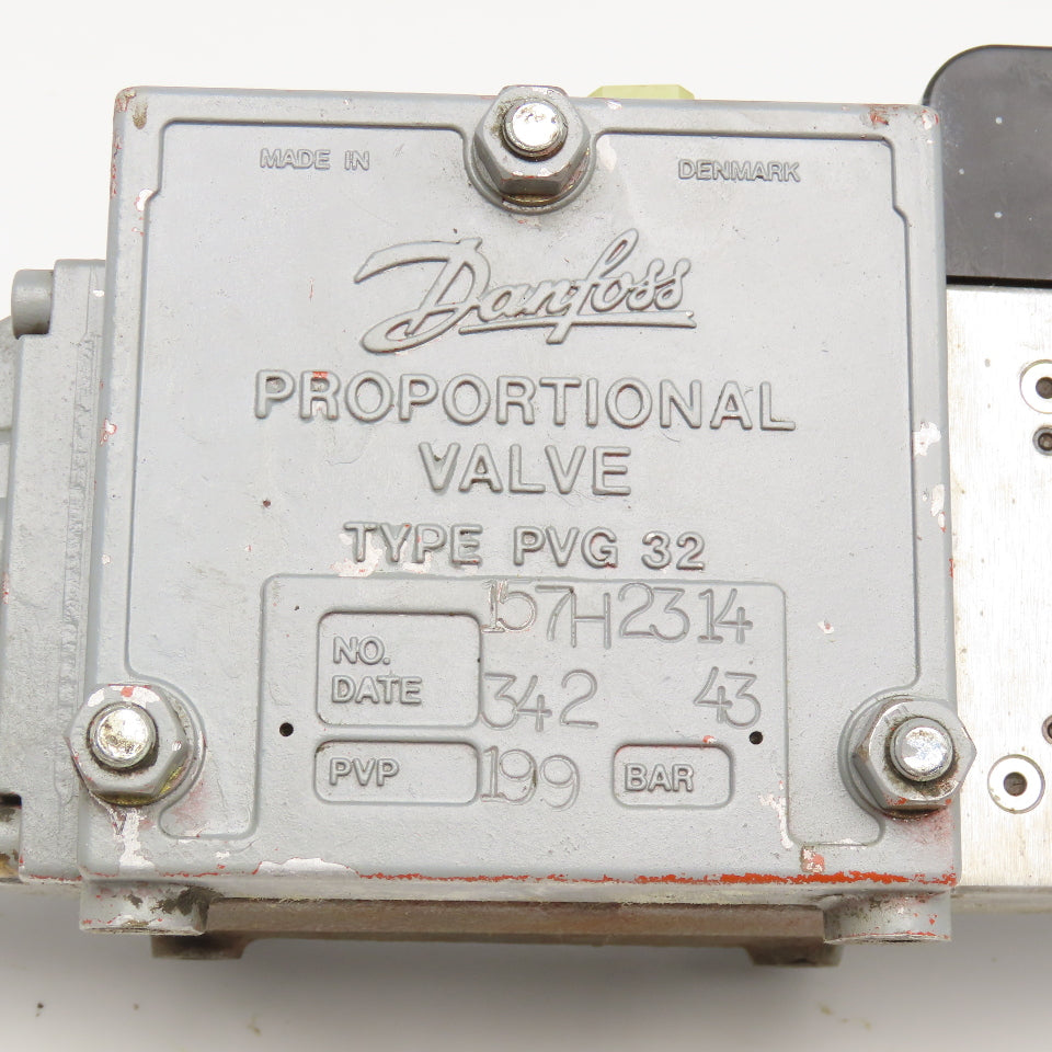 Danfoss 157H2314 PVG 32 Hydraulic Proportional Valve 24VDC Coil 199Bar
