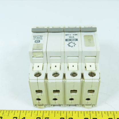 Weber Protection AS168X-CB3 16A 4-Pole Rail Mount Circuit Breaker 480VAC