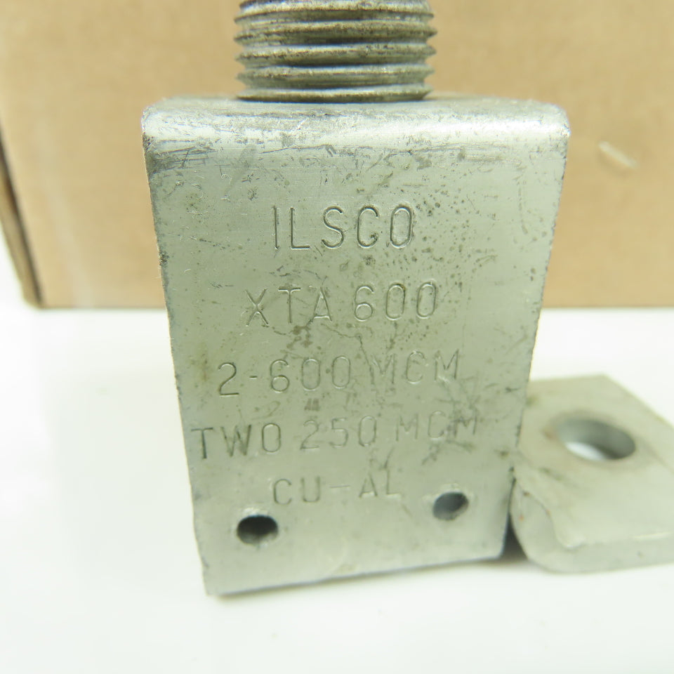 Ilsco XTA 600 Aluminum Mechanical Lug 3/8" 2-600MCM Two 250 MCM Lot Of 8