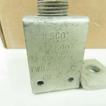 Ilsco XTA 600 Aluminum Mechanical Lug 3/8" 2-600MCM Two 250 MCM Lot Of 8